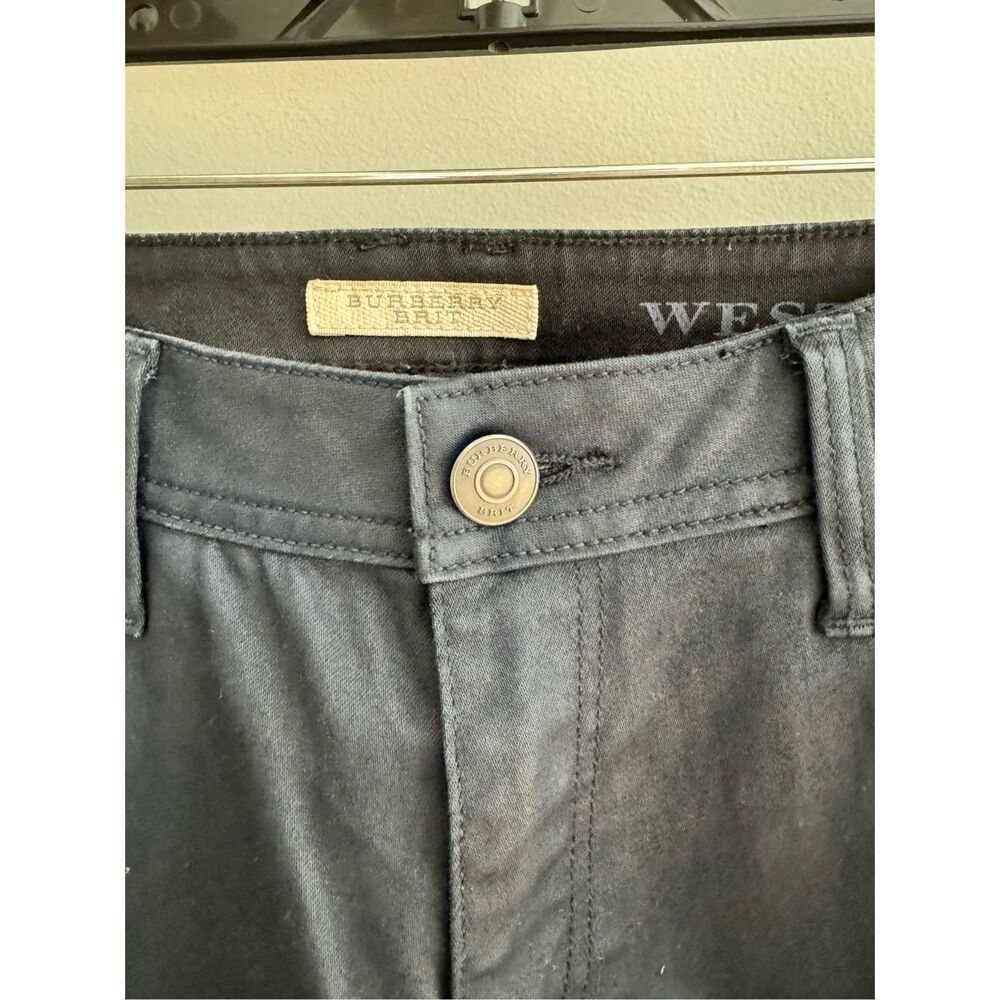 Burberry Brit Westbourne Skinny Ankle Slick Jeans, Size 31 - Picture 4 of 10